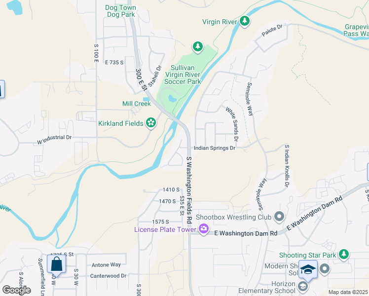 map of restaurants, bars, coffee shops, grocery stores, and more near 1160 South in Washington