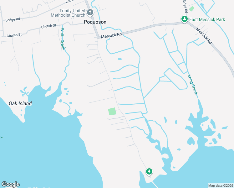 map of restaurants, bars, coffee shops, grocery stores, and more near 1417 Poquoson Avenue in Poquoson