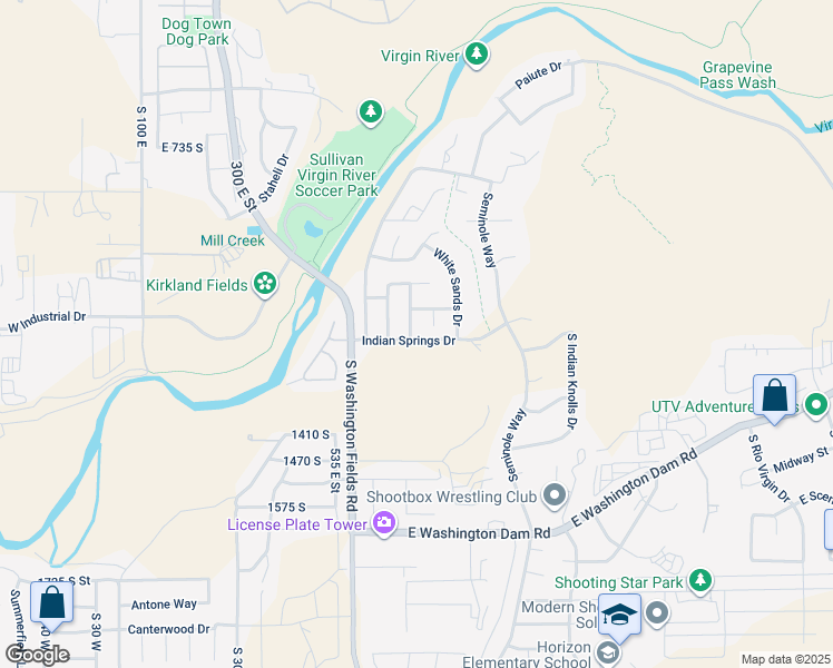 map of restaurants, bars, coffee shops, grocery stores, and more near 1147 Raven Stone Drive in Washington