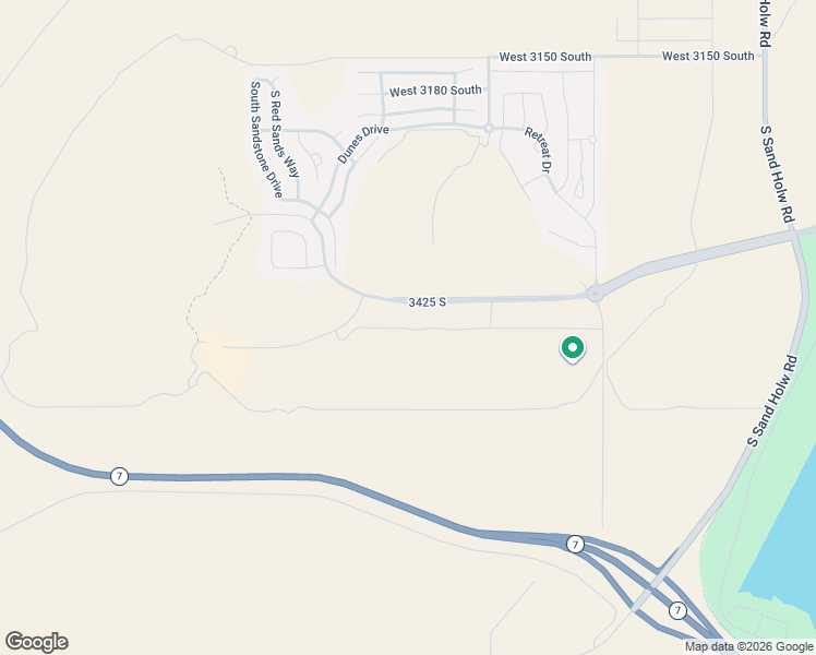 map of restaurants, bars, coffee shops, grocery stores, and more near 5160 North Villas Drive in Hurricane