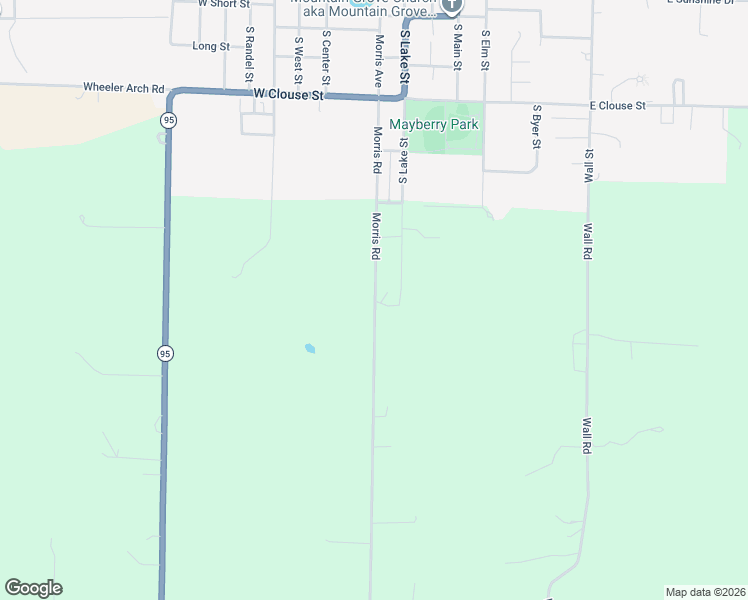 map of restaurants, bars, coffee shops, grocery stores, and more near 1901 County Road 431 in Mountain Grove