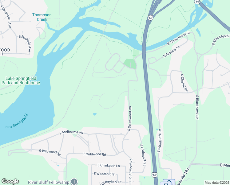map of restaurants, bars, coffee shops, grocery stores, and more near 5409 North Shadywood Drive in Ozark