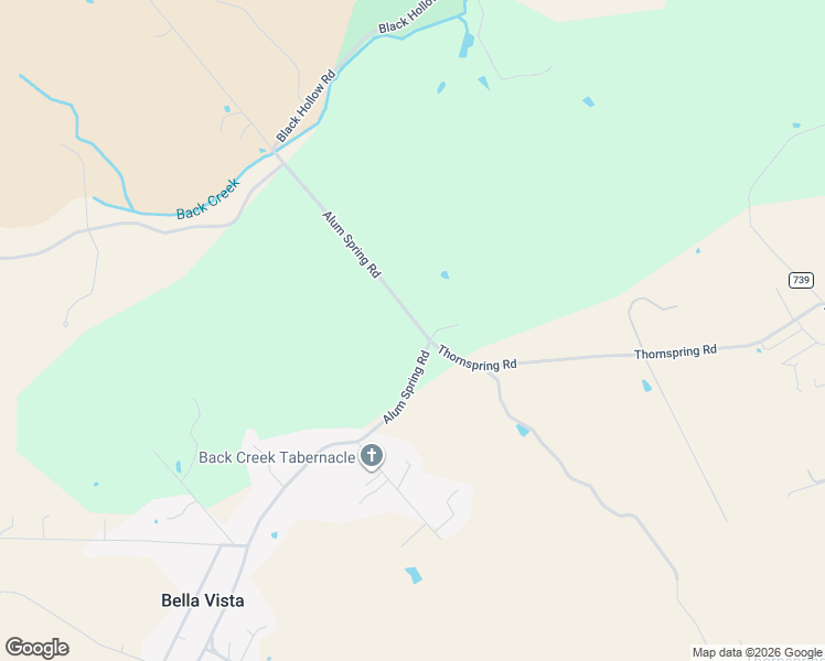 map of restaurants, bars, coffee shops, grocery stores, and more near 5915 Alum Spring Road in Pulaski