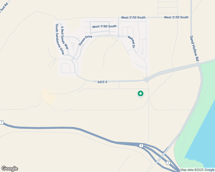 map of restaurants, bars, coffee shops, grocery stores, and more near 5160 West Villas North Drive in Hurricane