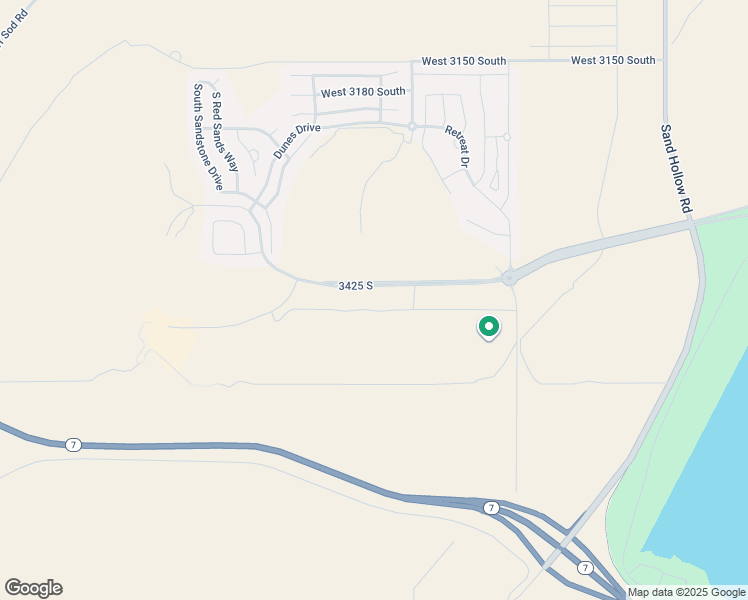 map of restaurants, bars, coffee shops, grocery stores, and more near 5160 West Villas North Drive in Hurricane