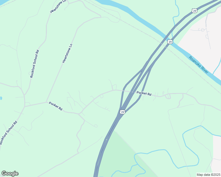 map of restaurants, bars, coffee shops, grocery stores, and more near 2164 Pocket Road in Hurt