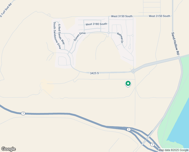 map of restaurants, bars, coffee shops, grocery stores, and more near 5194 West Villas North Drive in Hurricane