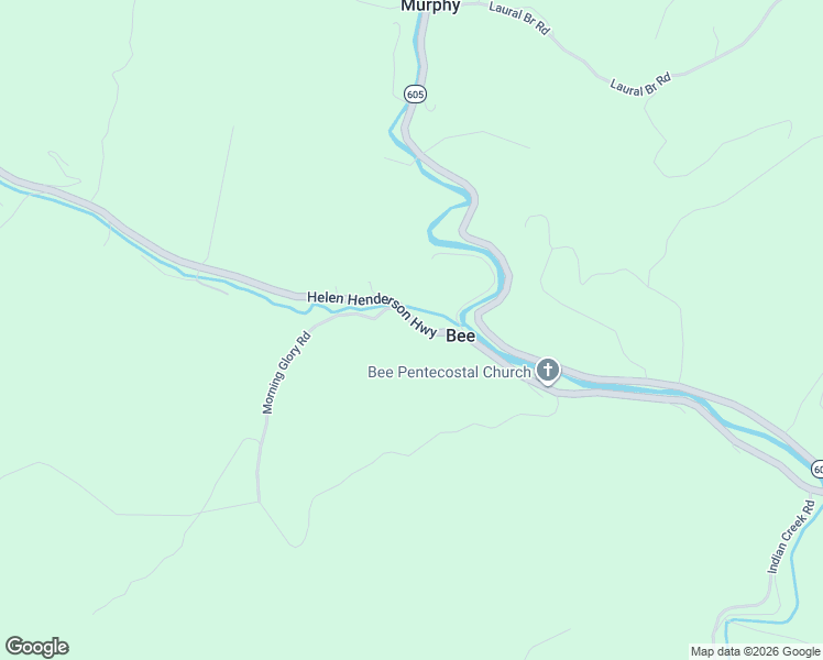 map of restaurants, bars, coffee shops, grocery stores, and more near Helen Henderson Highway in Bee