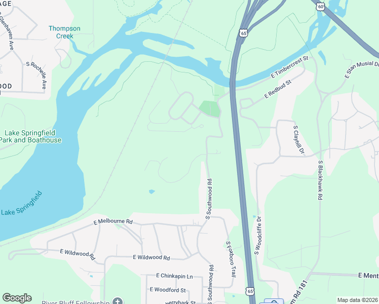 map of restaurants, bars, coffee shops, grocery stores, and more near 5343 North Shadywood Drive in Ozark