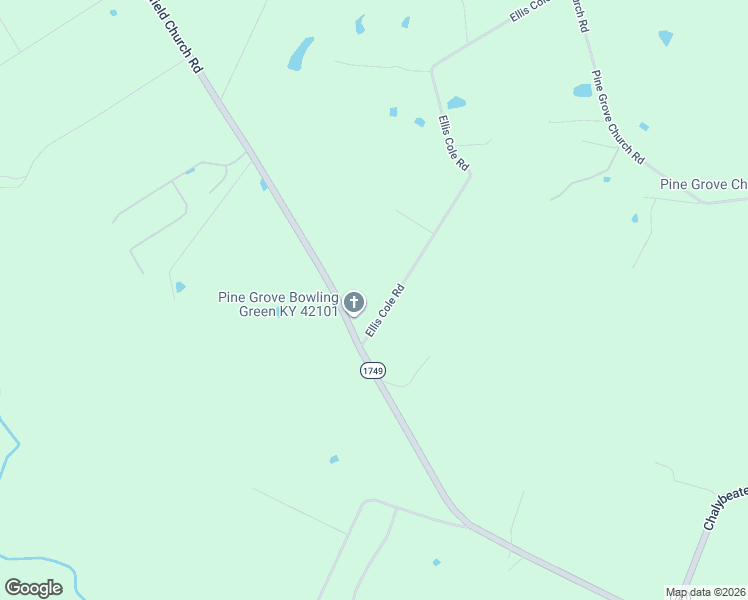 map of restaurants, bars, coffee shops, grocery stores, and more near 217 Ellis Cole Road in Bowling Green