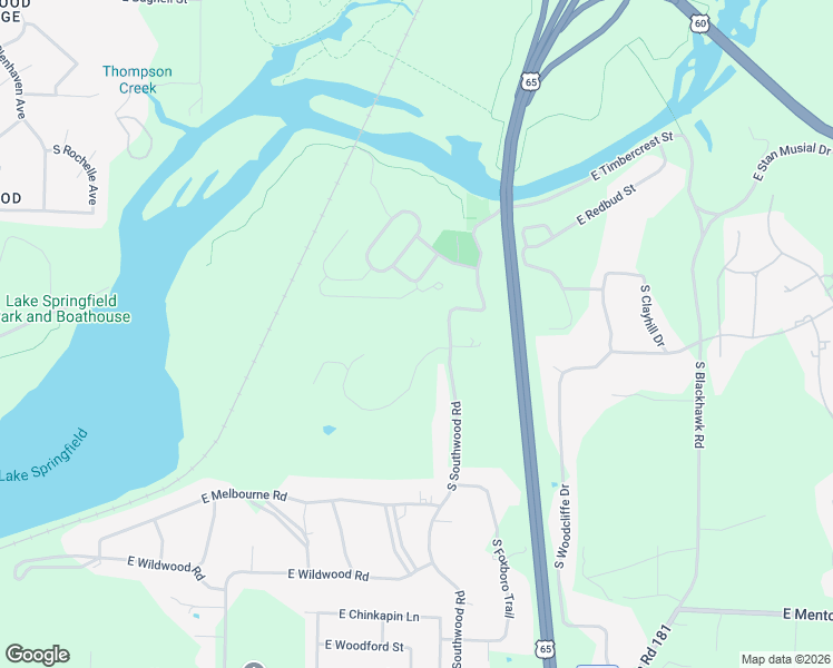 map of restaurants, bars, coffee shops, grocery stores, and more near 5343 North Shadywood Drive in Ozark