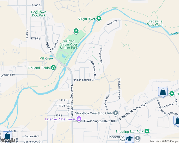 map of restaurants, bars, coffee shops, grocery stores, and more near 731 Castle Stone Drive in Washington