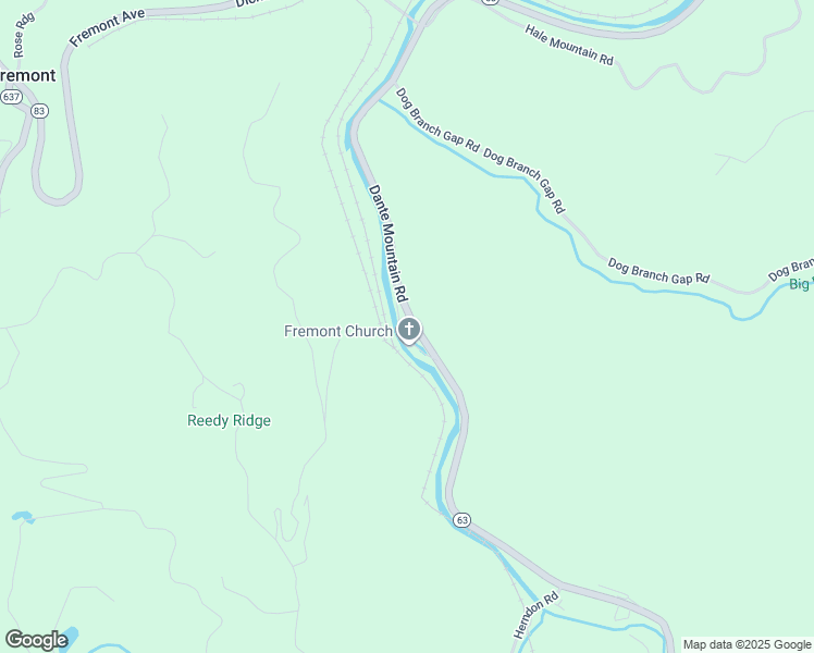 map of restaurants, bars, coffee shops, grocery stores, and more near Virginia 63 in Clinchco