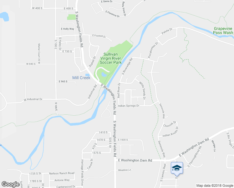map of restaurants, bars, coffee shops, grocery stores, and more near 1058 Red River Drive in Washington