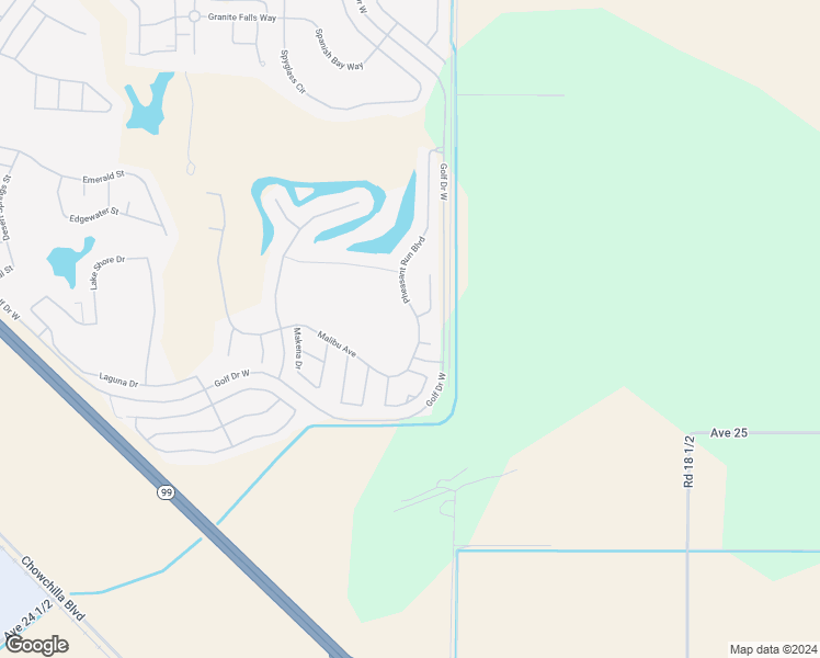 map of restaurants, bars, coffee shops, grocery stores, and more near 12210 Pheasant Run Boulevard in Chowchilla