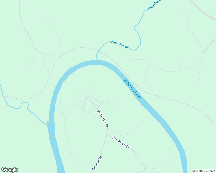 map of restaurants, bars, coffee shops, grocery stores, and more near 357 Horseshoe Drive in Hurt