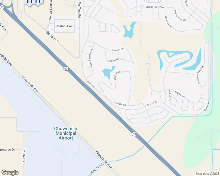 map of restaurants, bars, coffee shops, grocery stores, and more near 8120 Lake Shore Drive in Chowchilla