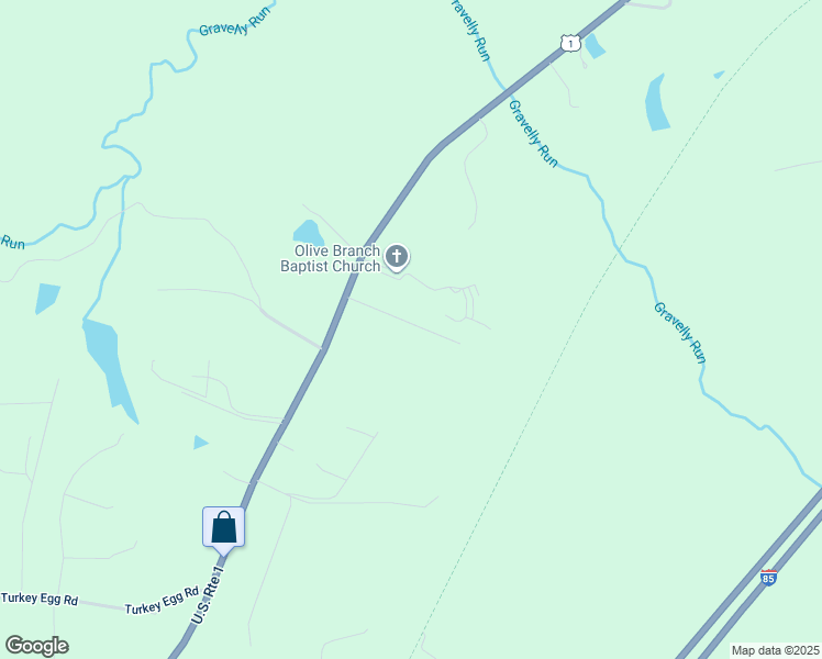 map of restaurants, bars, coffee shops, grocery stores, and more near 20507 Mitchell Ave in Dinwiddie