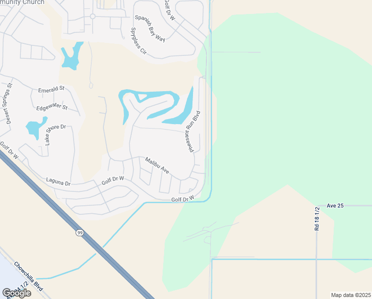 map of restaurants, bars, coffee shops, grocery stores, and more near 12210 Pheasant Run Boulevard in Chowchilla