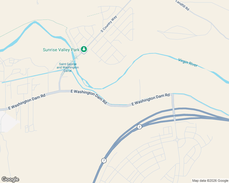 map of restaurants, bars, coffee shops, grocery stores, and more near 2911 E Washington Dam Rd in Washington