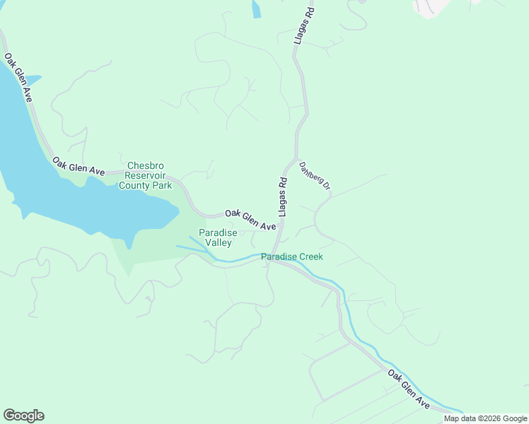 map of restaurants, bars, coffee shops, grocery stores, and more near 2275 Llagas Road in Morgan Hill