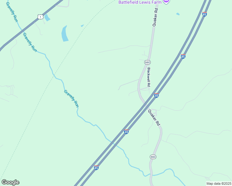 map of restaurants, bars, coffee shops, grocery stores, and more near 11200 Quaker Road in Dinwiddie