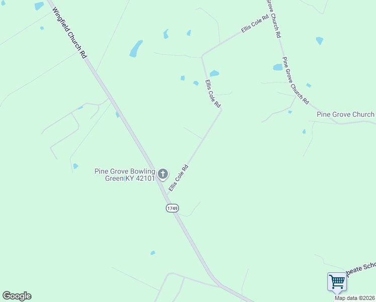 map of restaurants, bars, coffee shops, grocery stores, and more near 217-453 Ellis Cole Road in Bowling Green