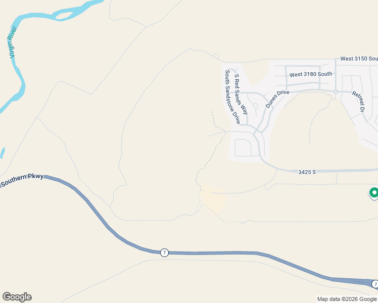 map of restaurants, bars, coffee shops, grocery stores, and more near 3302 South Guide Star Way in Hurricane