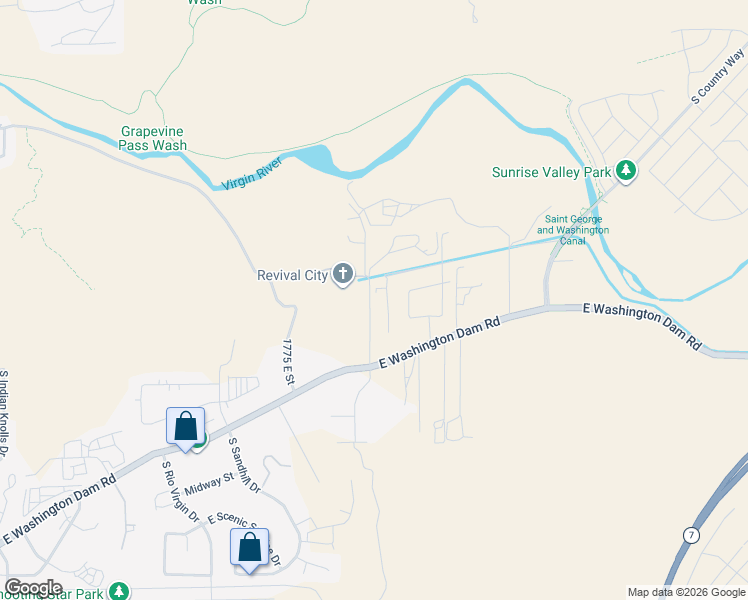 map of restaurants, bars, coffee shops, grocery stores, and more near 965 South 1900 East in Washington