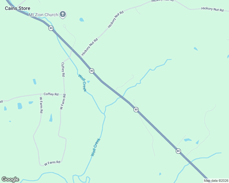 map of restaurants, bars, coffee shops, grocery stores, and more near 15450-15790 Bobtown Road in Nancy