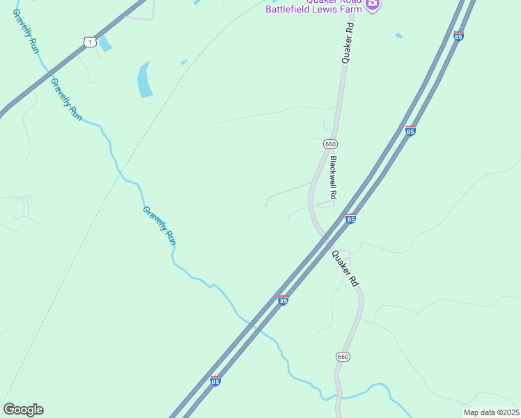map of restaurants, bars, coffee shops, grocery stores, and more near 11200 Quaker Road in Dinwiddie
