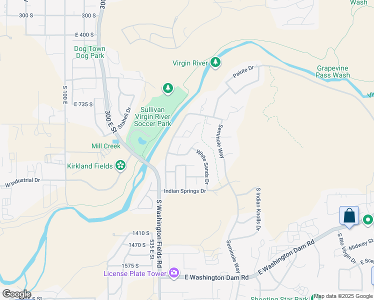 map of restaurants, bars, coffee shops, grocery stores, and more near 703 Red Sands Drive in Washington