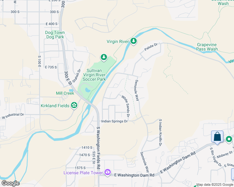 map of restaurants, bars, coffee shops, grocery stores, and more near 703 Red Sands Drive in Washington