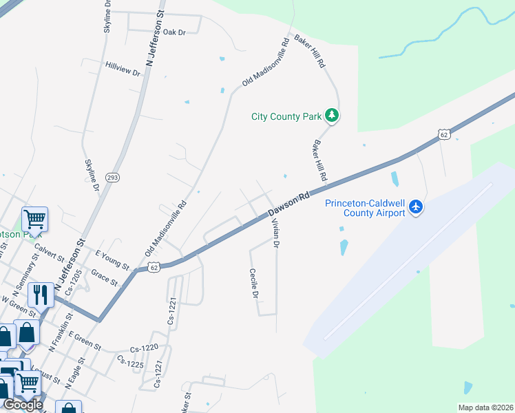 map of restaurants, bars, coffee shops, grocery stores, and more near 400-412 Linwood St in Princeton