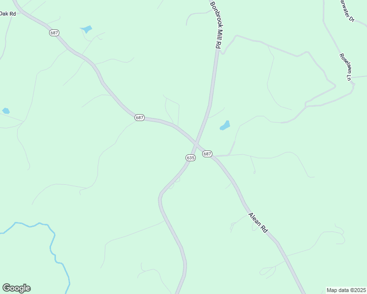 map of restaurants, bars, coffee shops, grocery stores, and more near 3889 Alean Road in Boones Mill