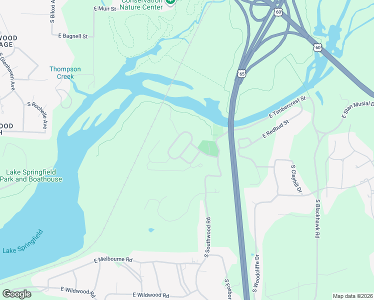 map of restaurants, bars, coffee shops, grocery stores, and more near 2842 East Kemmling Lane in Springfield