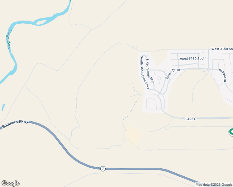 map of restaurants, bars, coffee shops, grocery stores, and more near 3267 Cottontail Way in Hurricane