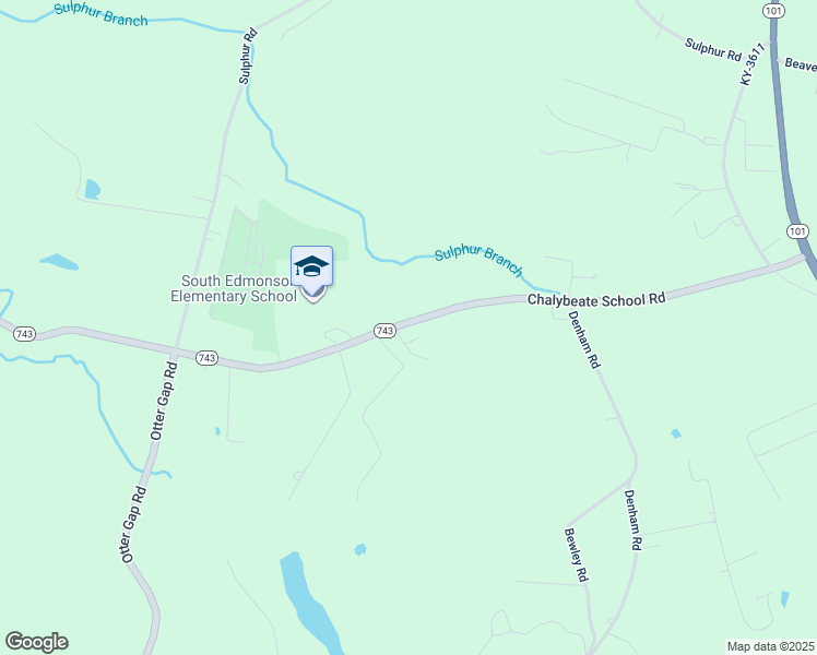 map of restaurants, bars, coffee shops, grocery stores, and more near 1058 Chalybeate School Road in Smiths Grove