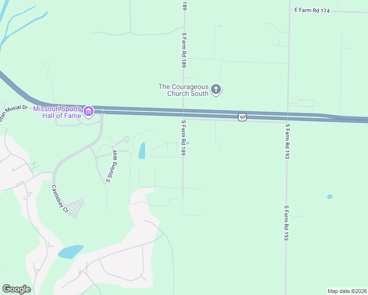map of restaurants, bars, coffee shops, grocery stores, and more near 5152 County Road 189 in Rogersville