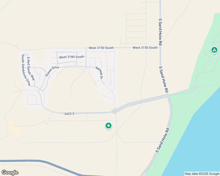 map of restaurants, bars, coffee shops, grocery stores, and more near South Retreat Drive in Hurricane