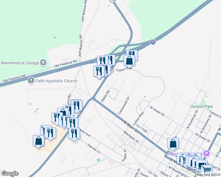 map of restaurants, bars, coffee shops, grocery stores, and more near 200 Winchester Avenue in Princeton