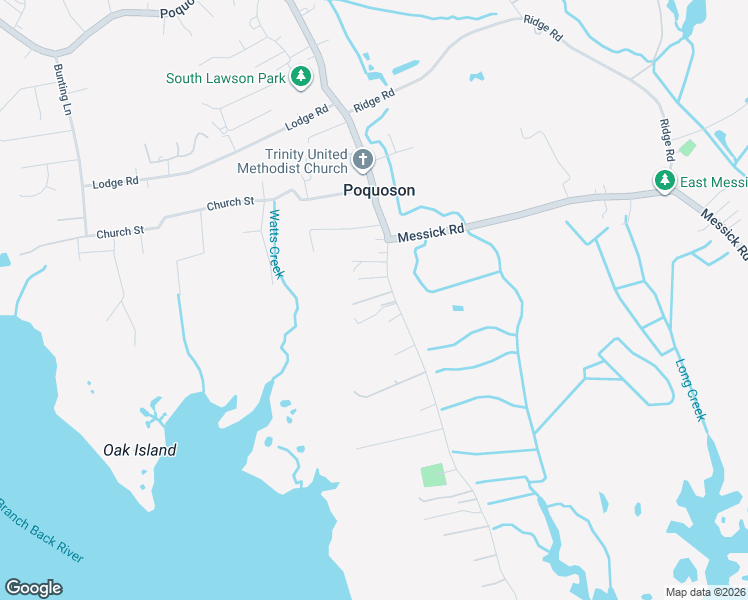map of restaurants, bars, coffee shops, grocery stores, and more near 1346 Poquoson Avenue in Poquoson