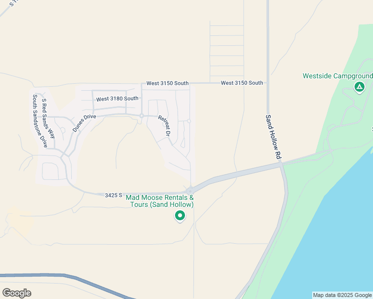 map of restaurants, bars, coffee shops, grocery stores, and more near 3258 South 4900 West in Hurricane