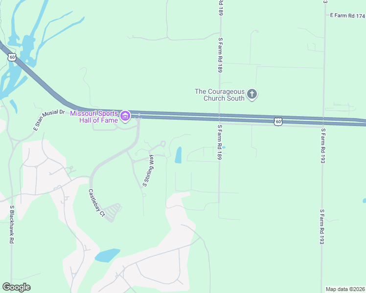 map of restaurants, bars, coffee shops, grocery stores, and more near 3994 East Villa Way in Springfield