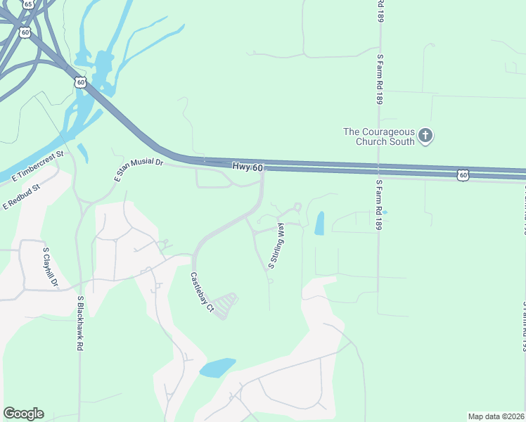 map of restaurants, bars, coffee shops, grocery stores, and more near 3901 East Villa Way in Springfield