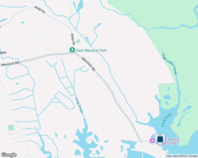 map of restaurants, bars, coffee shops, grocery stores, and more near 212 Messick Road in Poquoson