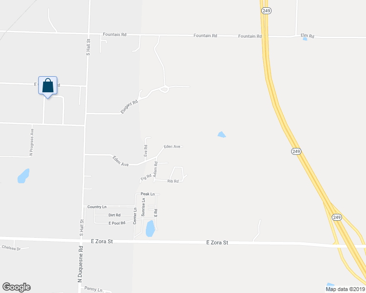 map of restaurants, bars, coffee shops, grocery stores, and more near 1698 Eden Avenue in Webb City