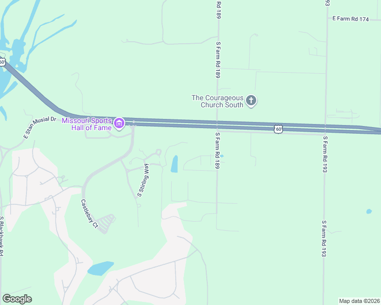 map of restaurants, bars, coffee shops, grocery stores, and more near 3994 East Villa Way in Springfield