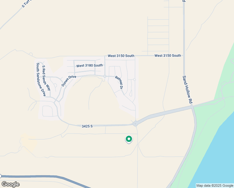 map of restaurants, bars, coffee shops, grocery stores, and more near 3257 South Yansa Trail in Hurricane