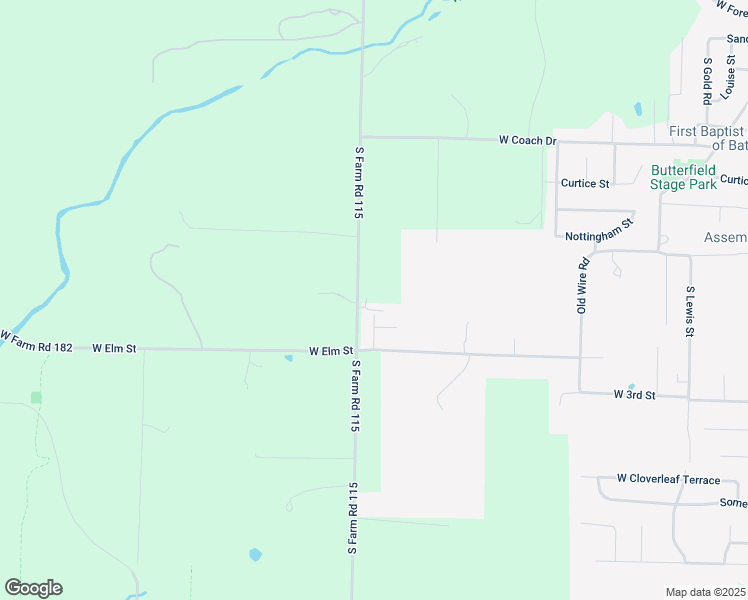 map of restaurants, bars, coffee shops, grocery stores, and more near 5348 South Farm Road 115 in Greene County